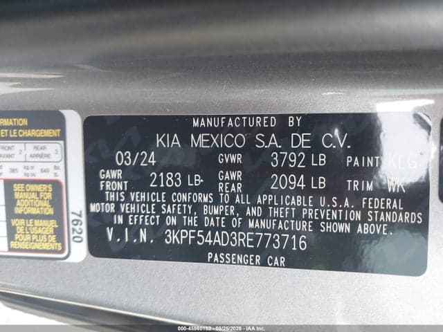 2024 KIA FORTE GT-LINE 9