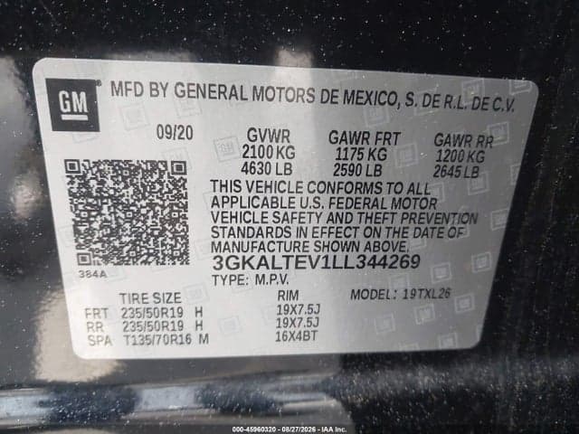 2020 GMC TERRAIN AWD SLE 9