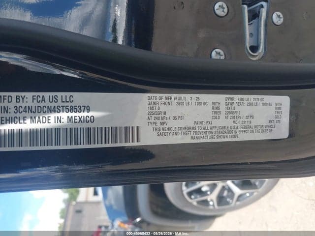 2025 JEEP COMPASS LIMITED 4X4 9