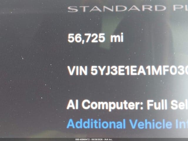 2021 TESLA MODEL 3 STANDARD RANGE PLUS REAR-WHEEL DRIVE 16