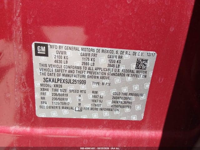2018 GMC TERRAIN SLT 9