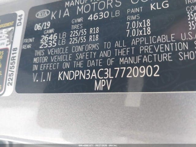 2020 KIA SPORTAGE EX 9