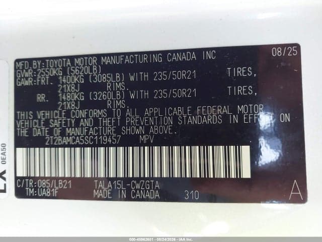 2025 LEXUS RX 350 PREMIUM PLUS 9