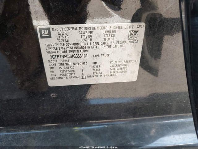 2017 GMC SIERRA 1500 SLT 9