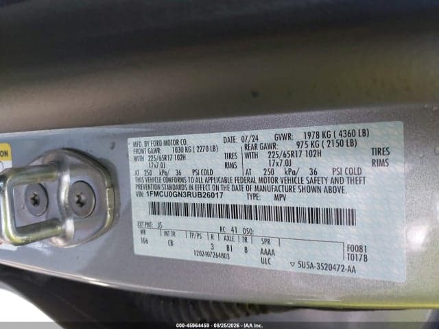 2024 FORD ESCAPE ACTIVE 9