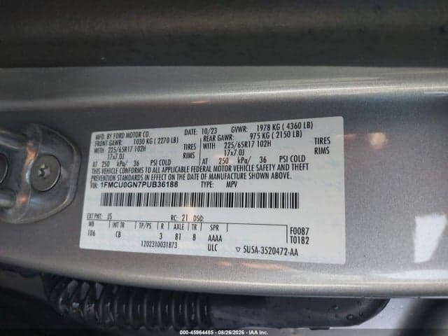 2023 FORD ESCAPE ACTIVE 9