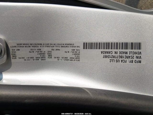 2026 CHRYSLER PACIFICA SELECT 9