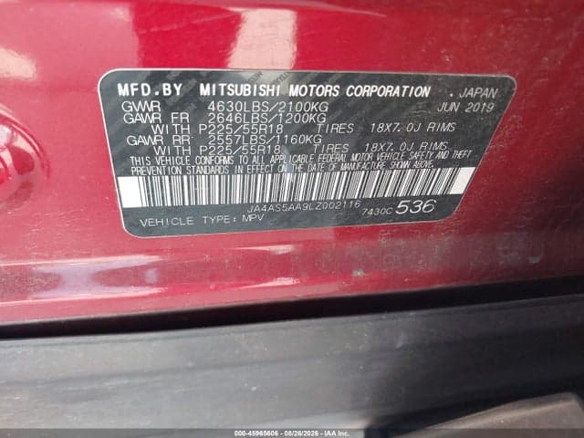 2020 MITSUBISHI ECLIPSE CROSS SEL 1.5T 9