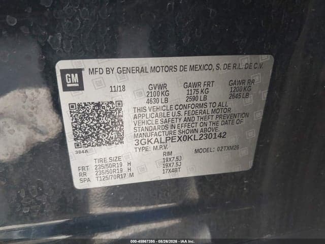 2019 GMC TERRAIN SLT 9