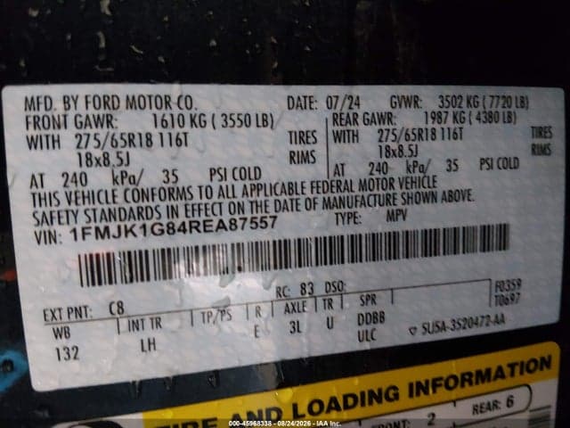 2024 FORD EXPEDITION XL MAX 9