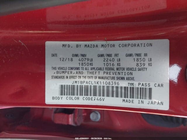 2019 MAZDA MAZDA3 PREFERRED PACKAGE 9