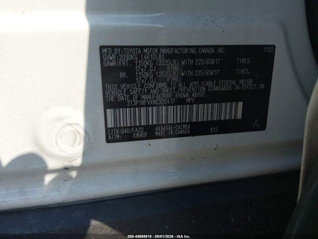 2022 TOYOTA RAV4 XLE 9