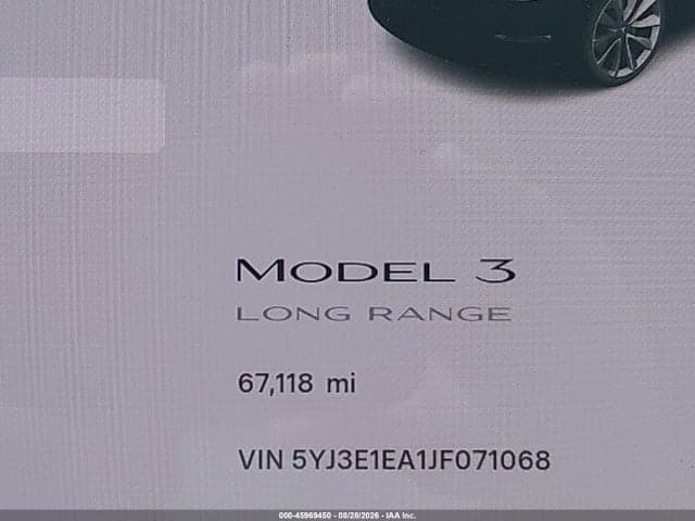 2018 TESLA MODEL 3 LONG RANGE/MID RANGE 14