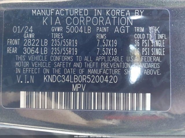 2024 KIA EV6 LIGHT 9