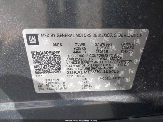 2019 GMC TERRAIN SLE 9