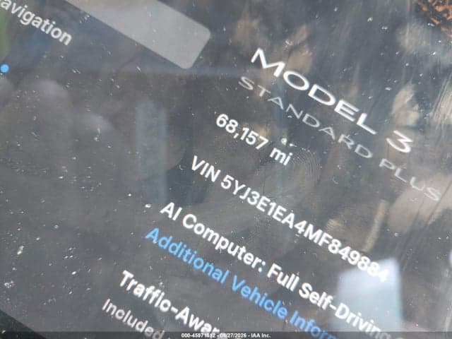 2021 TESLA MODEL 3 STANDARD RANGE PLUS REAR-WHEEL DRIVE 7