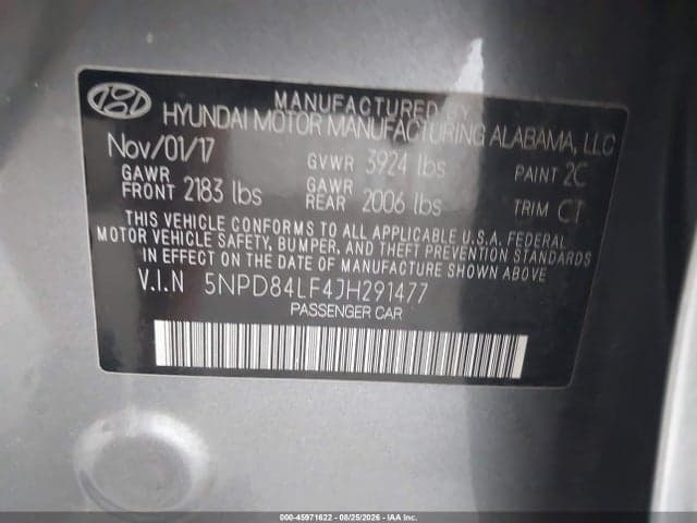 2018 HYUNDAI ELANTRA SEL 9