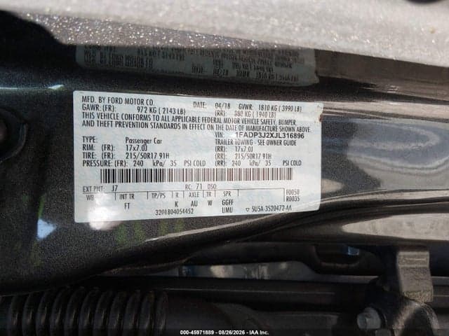 2018 FORD FOCUS TITANIUM 9