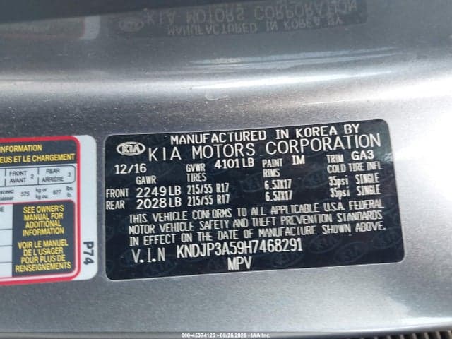 2017 KIA SOUL + 9