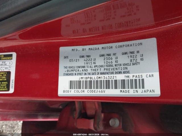 2021 MAZDA MAZDA3 PREFERRED 9