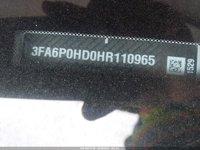 2017 FORD FUSION SE 9