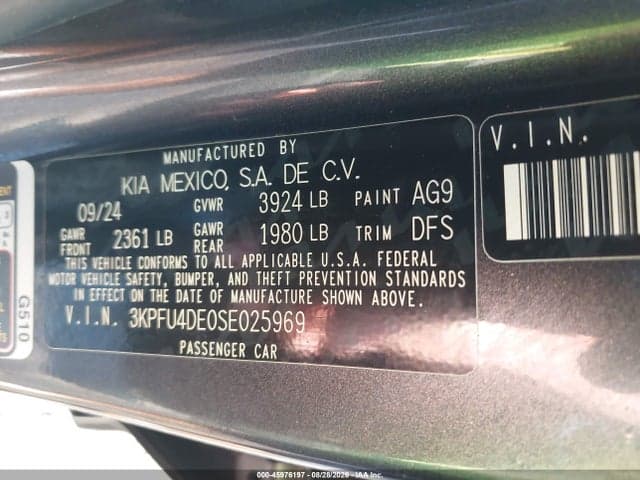 2025 KIA K4 EX 9