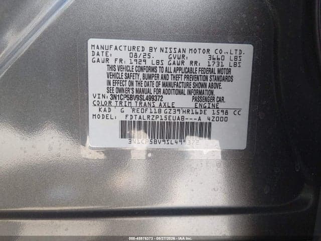 2025 NISSAN KICKS PLAY S 9