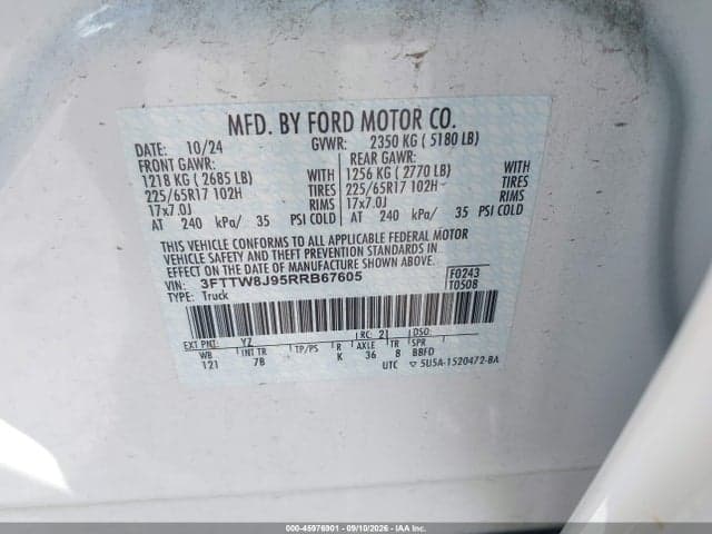 2024 FORD MAVERICK XLT 9