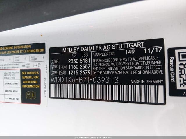 2018 MERCEDES-BENZ E 400 9