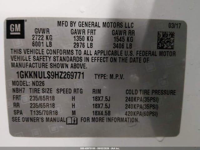 2017 GMC ACADIA SLT-1 9