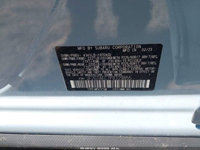2023 SUBARU CROSSTREK PREMIUM 9
