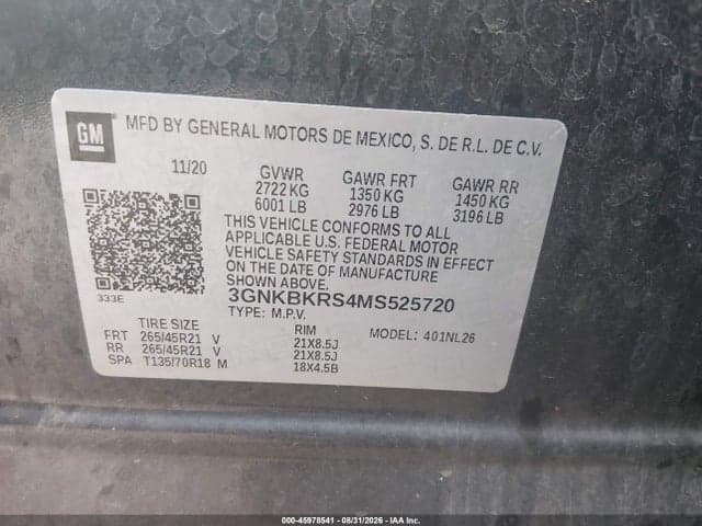 2021 CHEVROLET BLAZER AWD RS 9