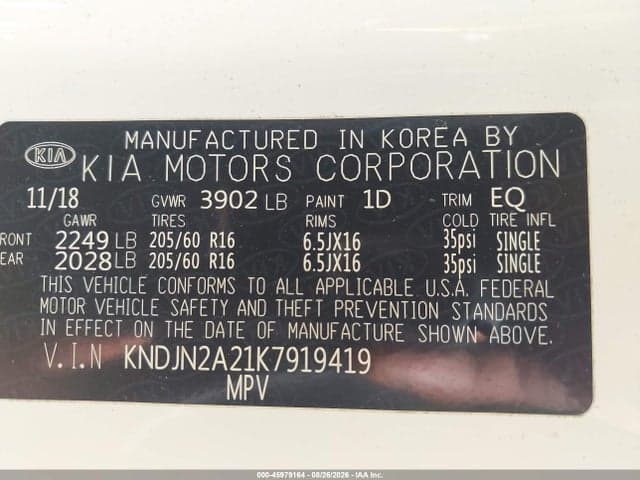 2019 KIA SOUL 9