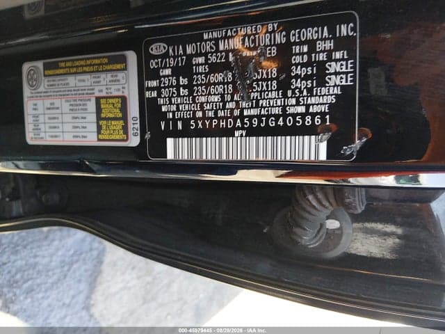2018 KIA SORENTO 3.3L EX 9