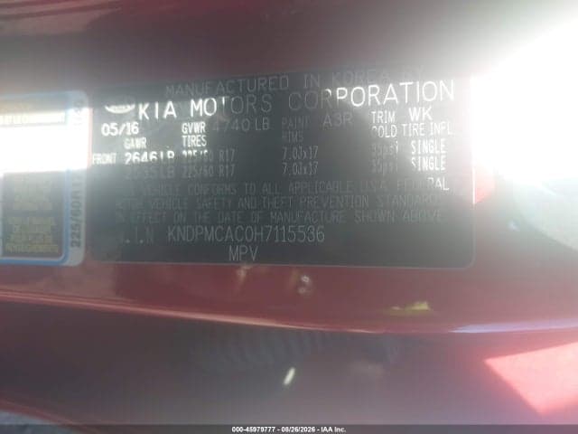 2017 KIA SPORTAGE LX 9
