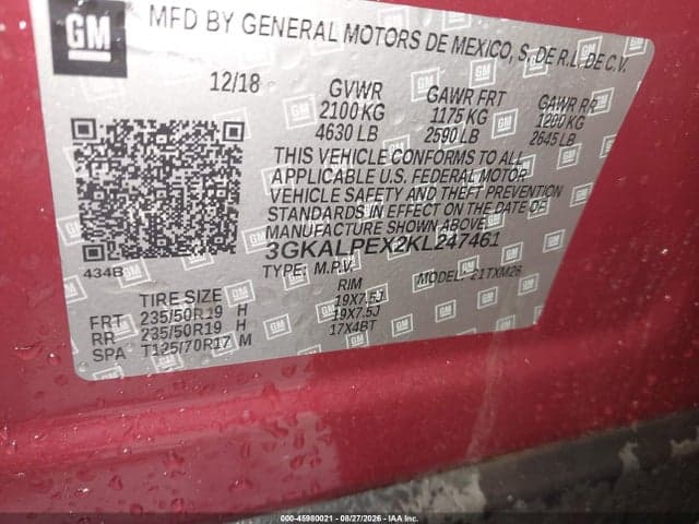 2019 GMC TERRAIN SLT 9