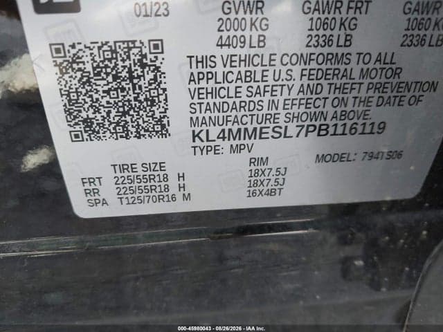 2023 BUICK ENCORE GX SELECT AWD 9