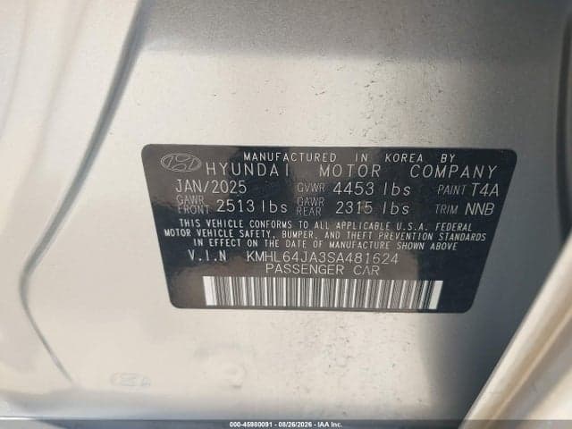 2025 HYUNDAI SONATA SEL 9