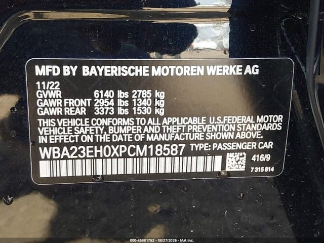 2023 BMW 740 I 9