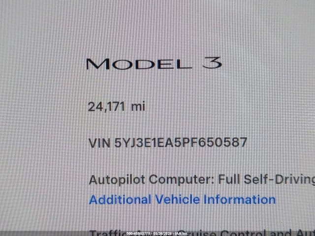 2023 TESLA MODEL 3 REAR-WHEEL DRIVE 15