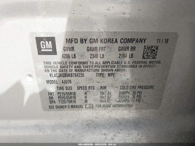2019 BUICK ENCORE FWD PREFERRED 9