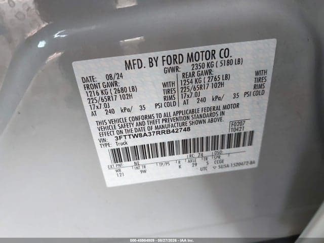 2024 FORD MAVERICK XL 9