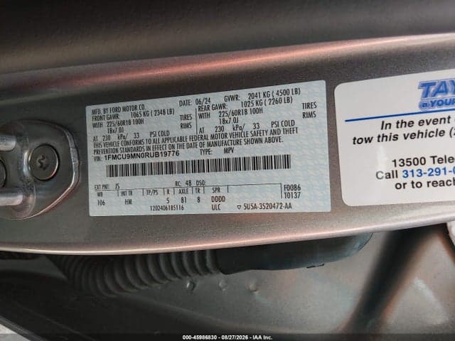 2024 FORD ESCAPE ST-LINE 9