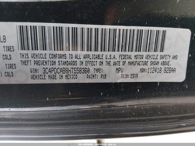 2017 DODGE JOURNEY SE 9