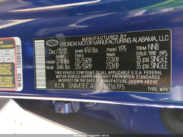 2023 HYUNDAI TUCSON LIMITED 9