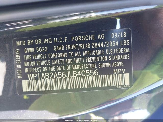 2018 PORSCHE MACAN S 9