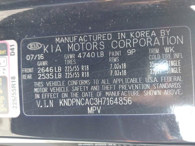 2017 KIA SPORTAGE EX 9