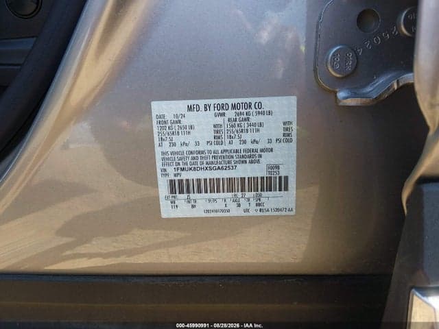 2025 FORD EXPLORER ACTIVE 9