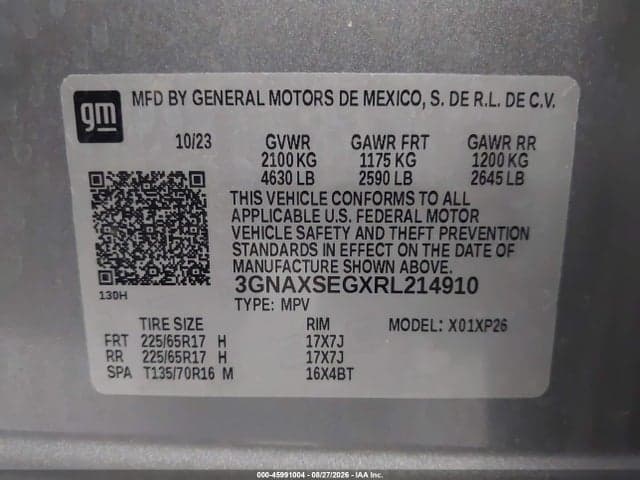 2024 CHEVROLET EQUINOX AWD LS 9