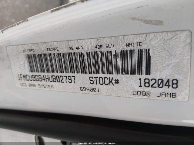 2017 FORD ESCAPE SE 9